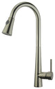 Kitchen Faucet With Deck Plate, Brushed Nickel