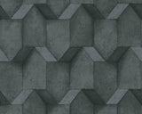 Textured Wallpaper Modern Featuring 3D Geometric Structure, 388272