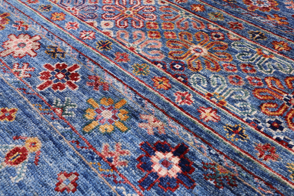 Hand Knotted Tribal Persian Gabbeh Wool Runner Rug 2' 8" X 9' 8" Q8194
