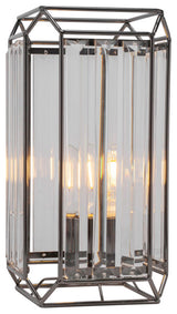 Genesis Accent Table Lamp Shown, Black Chrome Finish With 3 Watt LED Bulb