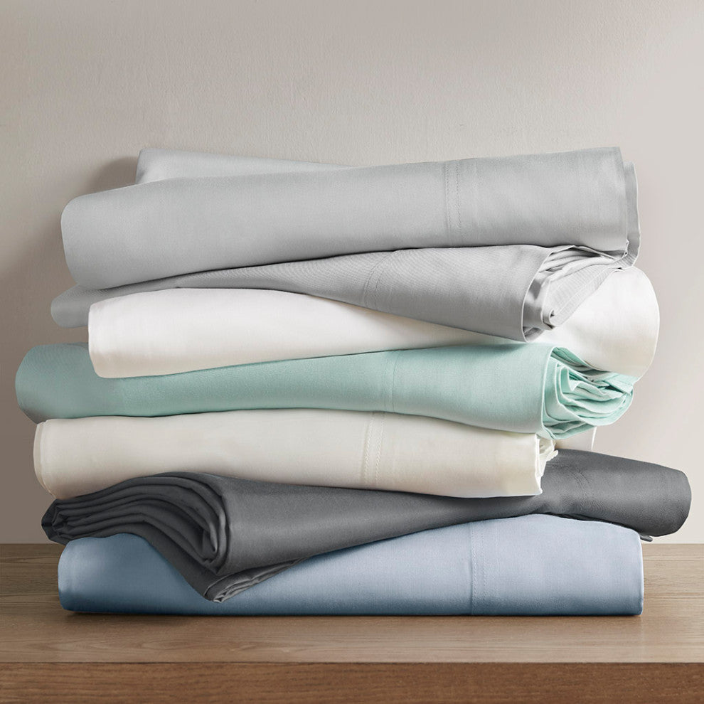 Sleep Philosophy Rayon from Bamboo 4PC Sheet Set, Grey