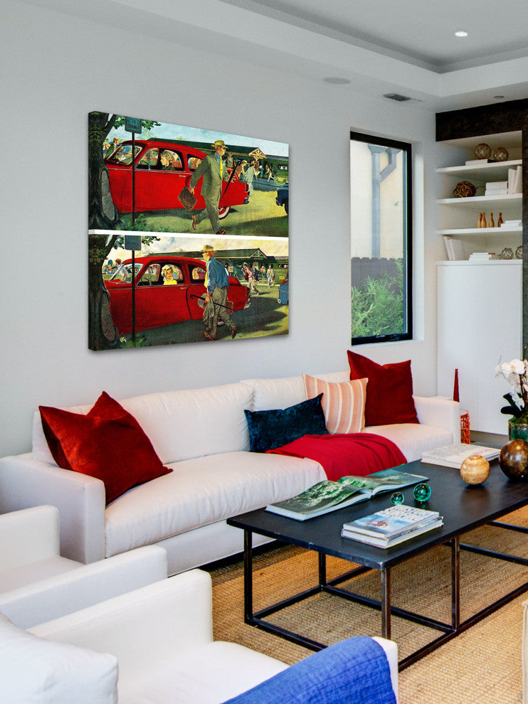 "Before and After" Painting Print on Wrapped Canvas