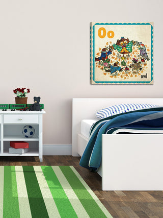 "Owl" Painting Print on Canvas by Curtis
