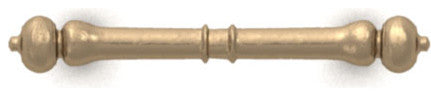 Pull 7.5" cc, Black Traditional Bronze and Stainless Stee Bar Pull