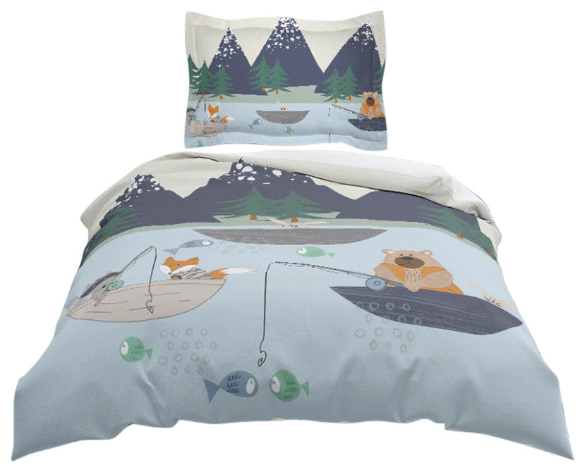 Outdoor Critters Fishing Comforter