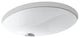 Kohler K-2210-G Caxton 17" Undermount Bathroom Sink - White