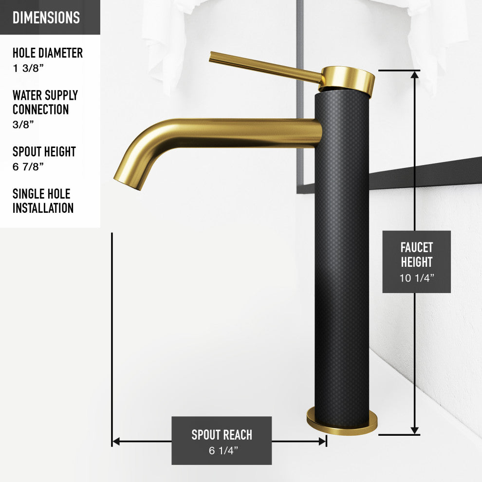 Hadyn 22"L x 14"W Glass Vessel Sink and Lexington 10"H Faucet Set