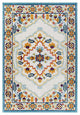 Vintage Floral Persian Medallion 8x10 Indoor and Outdoor Area Rug