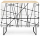 Deny Designs Architecture Credenza, Birch, Black Steel Legs