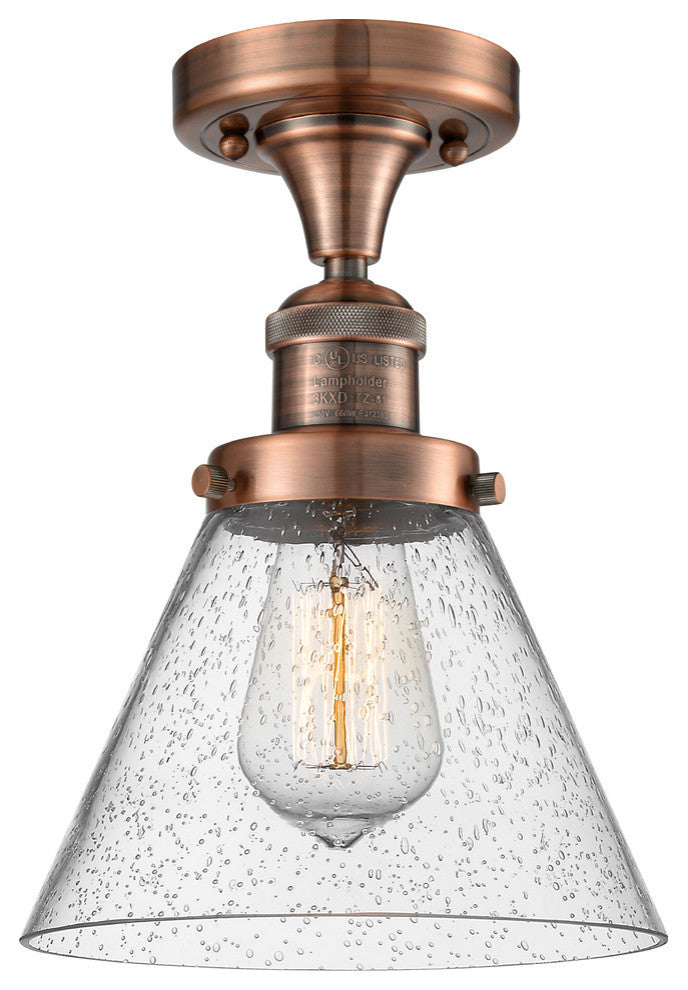 Innovations Lighting 517-1Ch-Ac-G44-Led 1 Light Dimmable Led Semi-Flush Mount