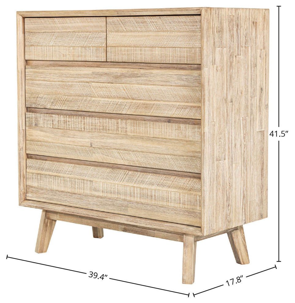 Gia 39" Wide 5-Drawer Chest