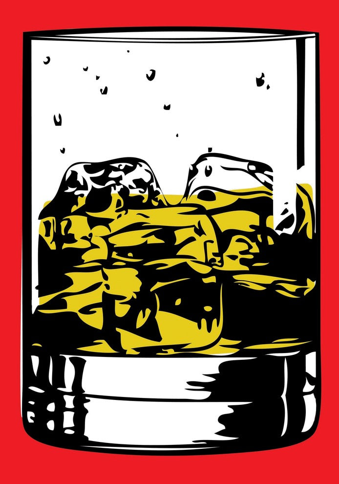 "Cocktail 1" Print on Canvas
