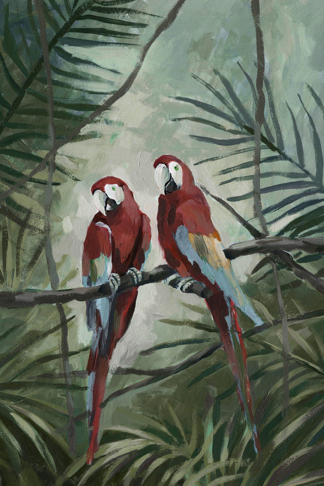 "Side by Side II" Painting Print on Wrapped Canvas, 30"x45"