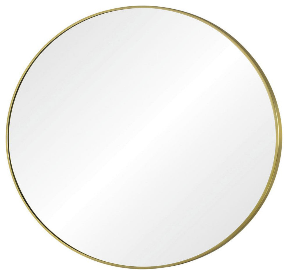 Grady Framed Round Decorative Mirror