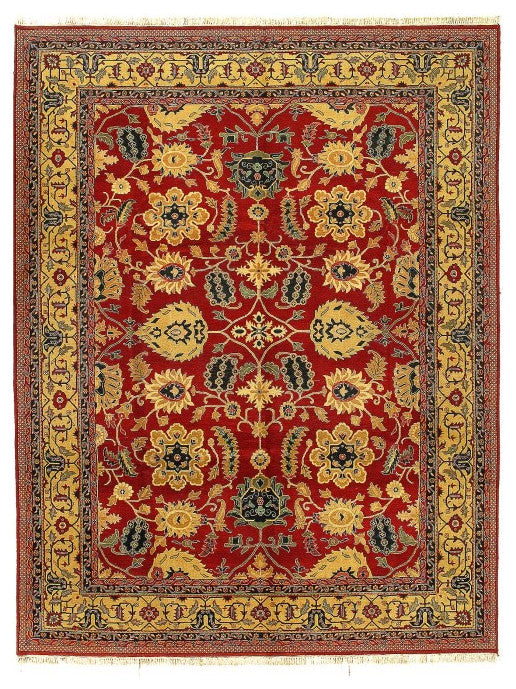 Fine Hand Knotted Agra Rug 9' 2''X 12'