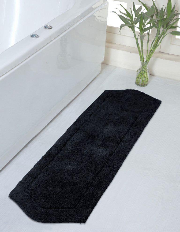 Waterford Bath Rug, 22"x60", Black