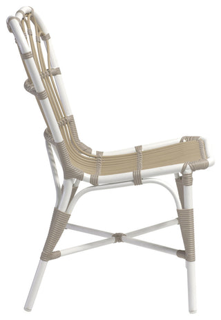 Margret Outdoor Dining Side Chair, Dove White