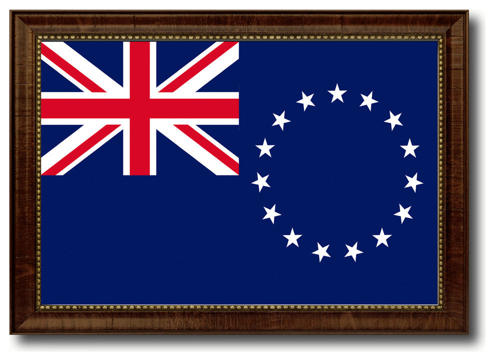Cook Islands Country Flag Canvas Print, 21"x30"