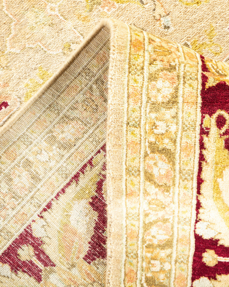 Isabel, One-of-a-Kind Hand-Knotted Area Rug Yellow, 8'2"x10'1"