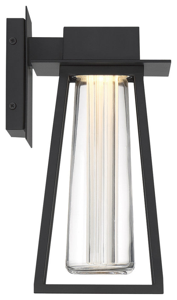 Avant Garde 12" LED Outdoor Wall-Light 3000K, Black