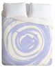 Amy Sia Swirl Pale Blue Duvet Cover, 88"x104"