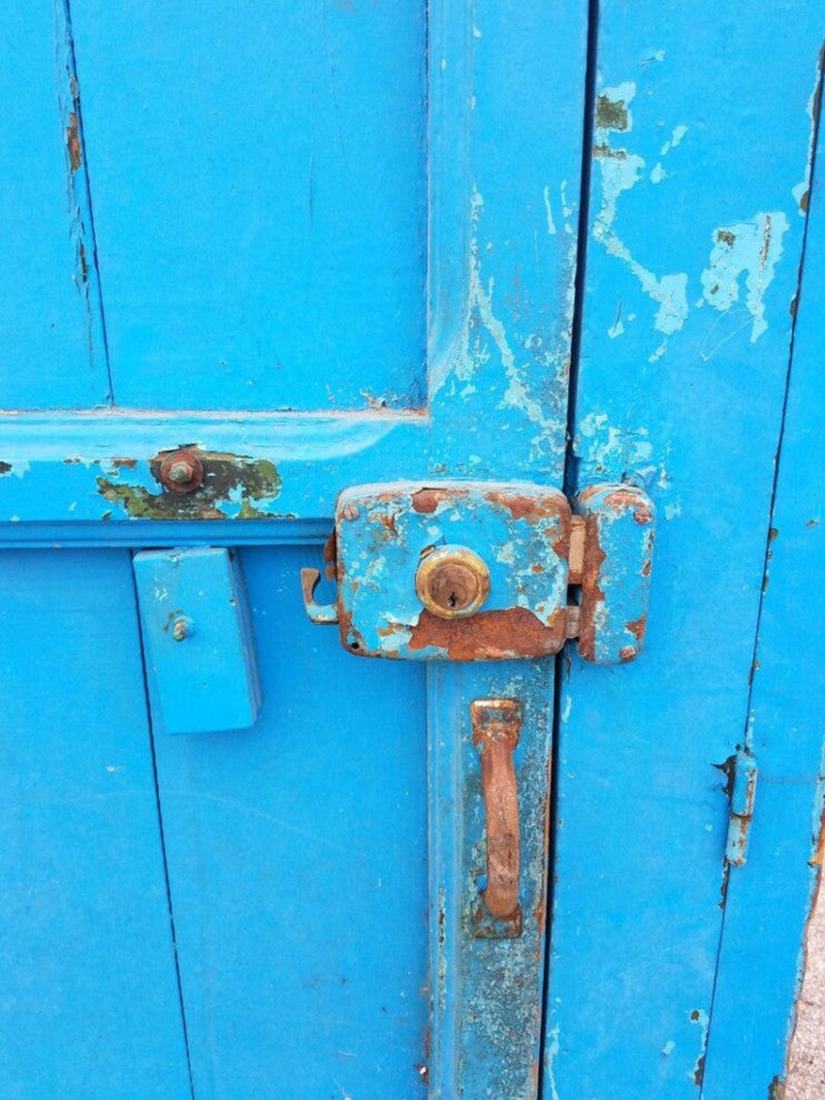 Old Mia 2Tan Moroccan Door, Ring Knocker