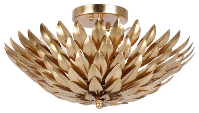 Broche 4-Light Gold Ceiling Mount