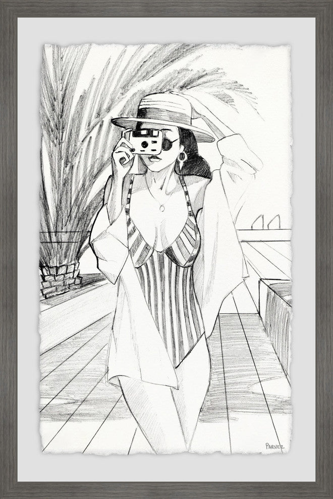 "Capture the Moment" Framed Painting Print, 24"x36"