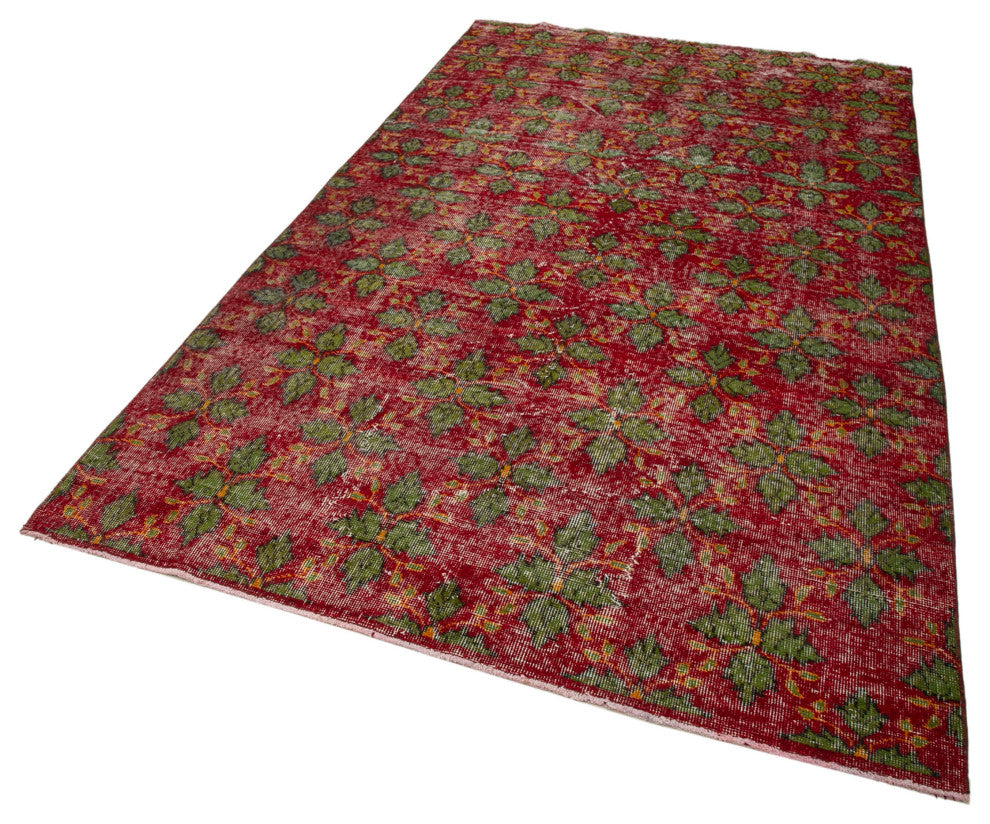 Rug N Carpet - Handwoven Oriental 5' 6'' x 9' 9'' Contemporary Vintage Rug