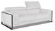 Trento Genuine Italian Leather Modern Sofa White