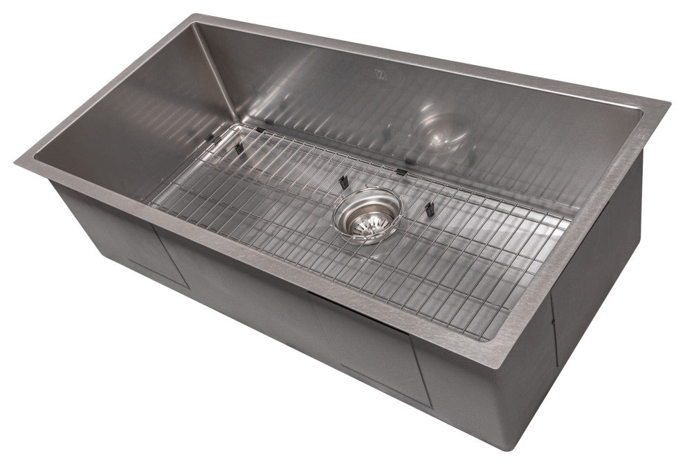 ZLINE 36" Meribel Undermount Kitchen Sink Fingerprint Resistant Stainless Steel