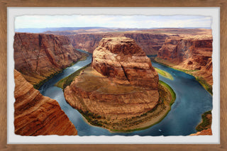 "Cutting Through" Framed Painting Print, 36x24