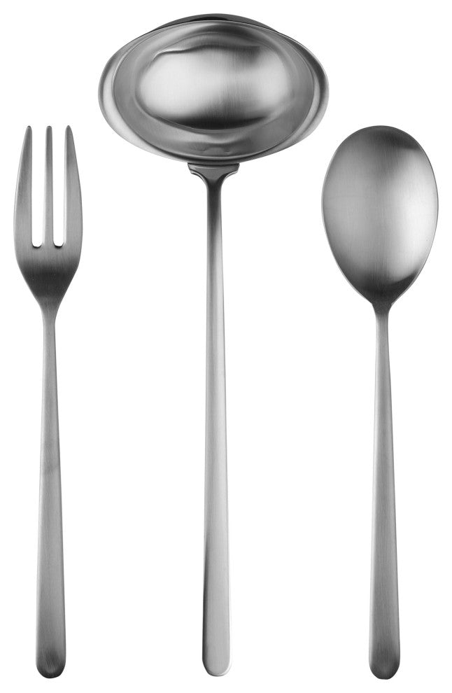 Linea Serving Set, Ice, 3 Pcs.