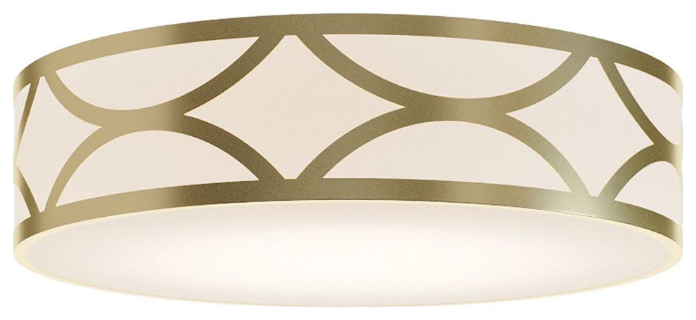 Lake 24'' LED Flush Mount, Gold