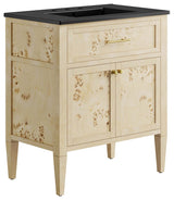 Elysian 30" Wood Bathroom Vanity - Black Burl