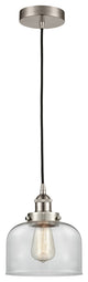 INNOVATIONS LIGHTING 616-1PH-SN-G72-LED Large Bell 1 Light 10 inch Mini Pendant