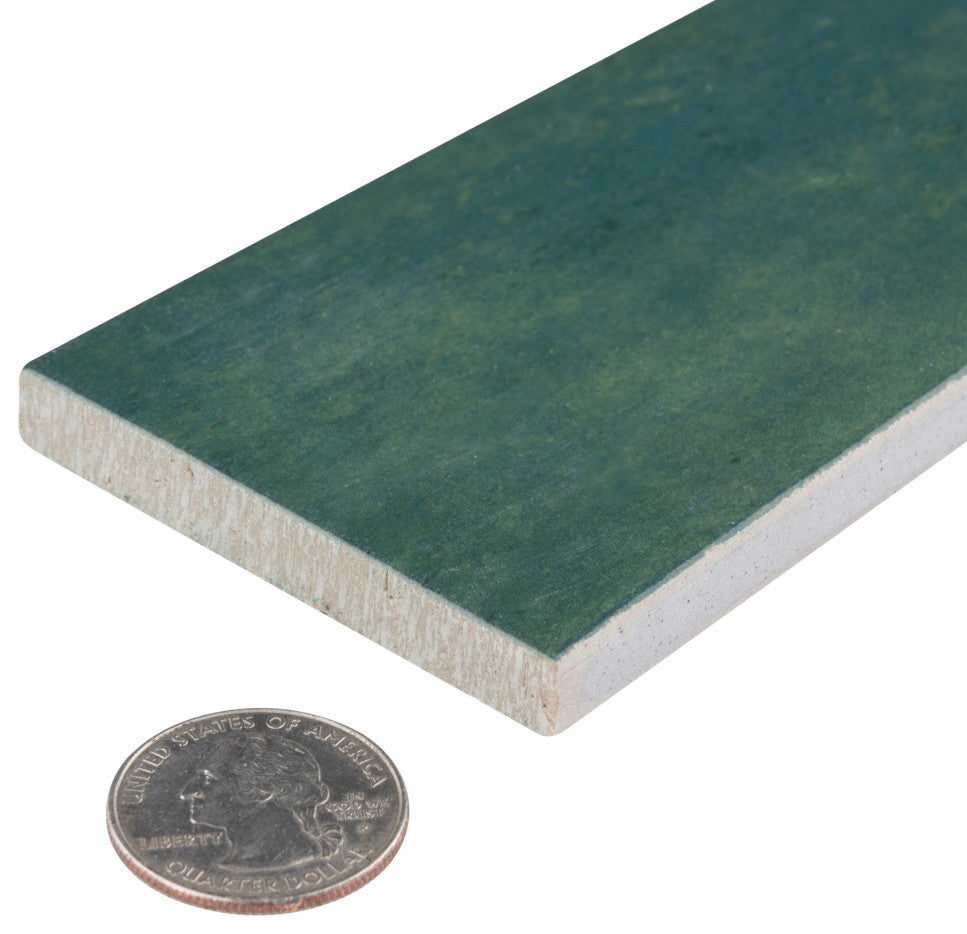 Capri Brick Oliva Porcelain Floor and Wall Tile Sample