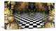 "Geometric Composition" Wide View Abstract Art Canvas Print, 32"x16"