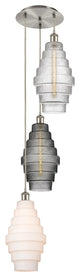 Innovations 113B-3P-SN-G670-MU 3 Light Multi-Pendant, Brushed Satin Nickel