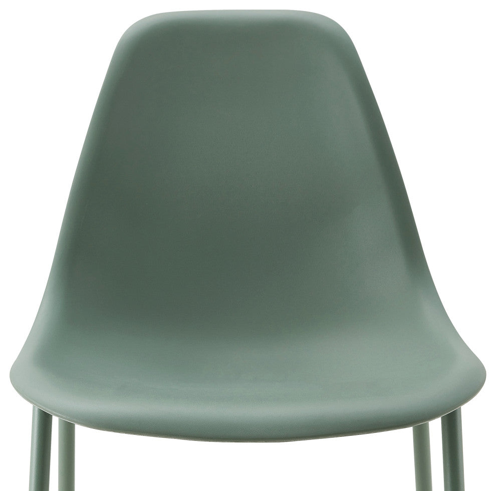 Poly and Bark Isla Chair, Pistachio Green, Set of 2