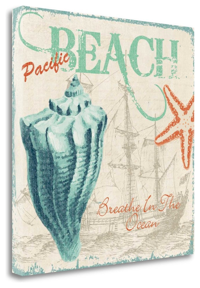"Breathe In The Ocean" By Piper Ballantyne, Giclee Print on Gallery Wrap Canvas