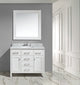 London 42" Single Sink Vanity Set, White Finish