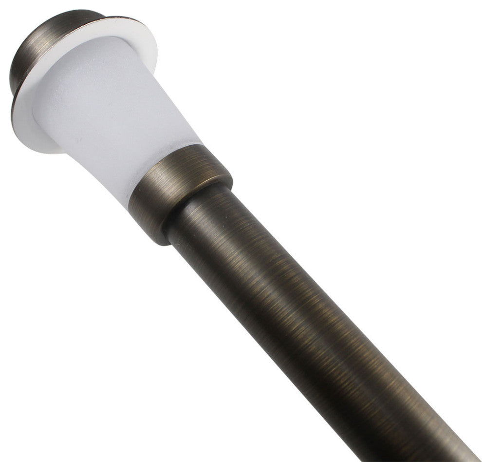 6 Piece Mini Bollard Outdoor LED Area Light Kit, Frosted Diffuser, Bronze