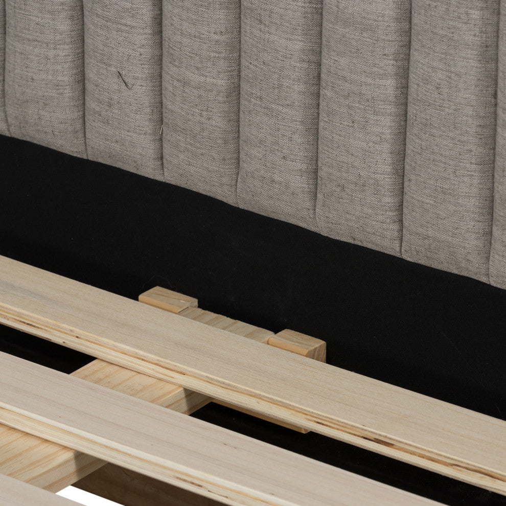 Montgomery Bed, Savile Flannel, Queen