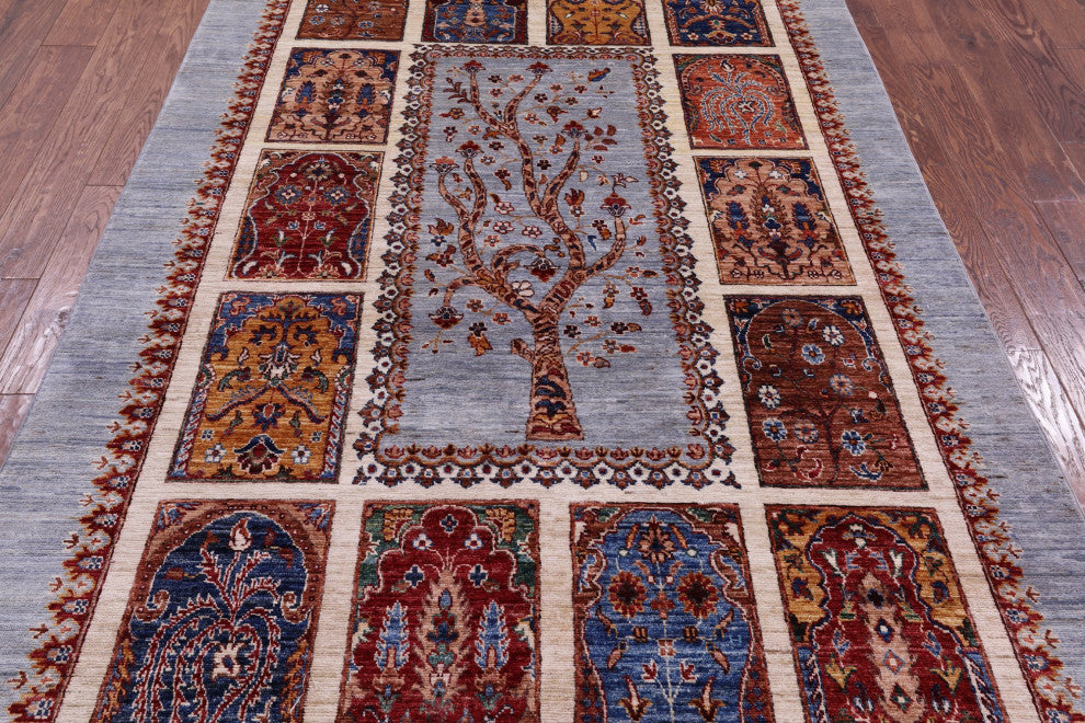 5' 4" X 8' 5" Persian Hand-Knotted Wool Rug - Q12915