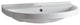 Isabella Collection U-Shaped Wall Mount Basin With Single Hole Faucet Drilling