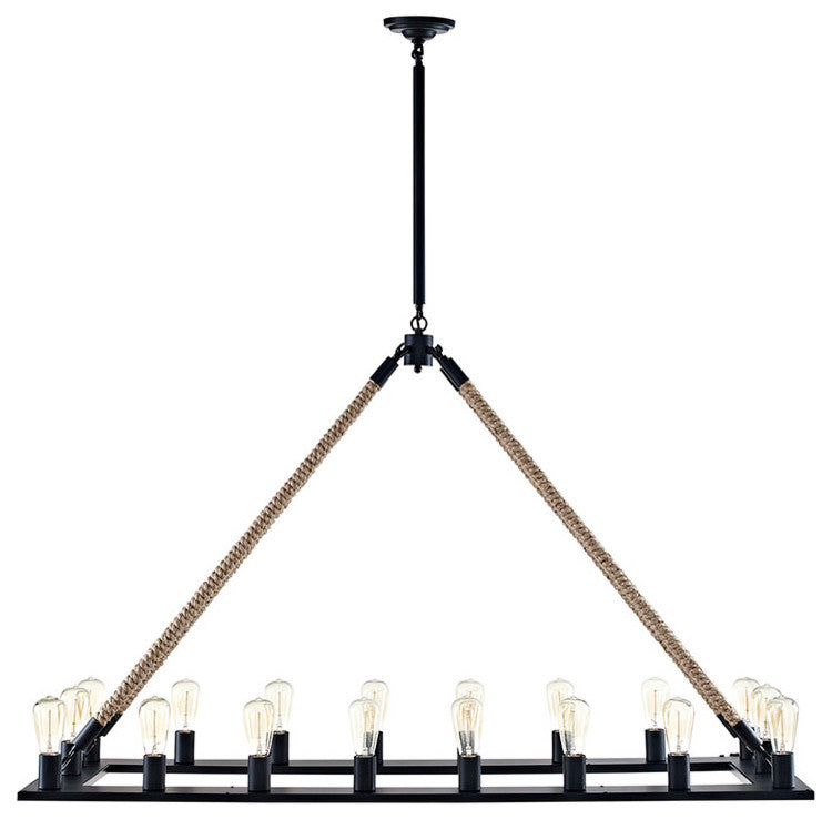 Bridge Chandelier, Brown
