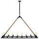 Bridge Chandelier, Brown