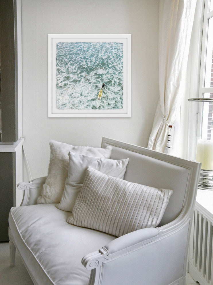"Choppy Waters" Framed Painting Print, 24"x24"