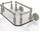 Dottingham Wall Mounted Glass Guest Towel Tray, Polished Nickel